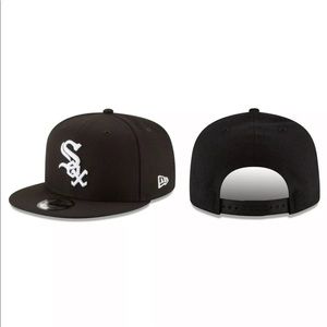NEW ERA - MLB - Baseball Hat - Chicago White Sox 9FIFTY Snapback Cap - Black